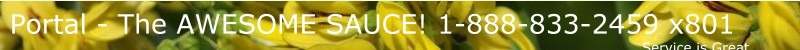 Al McZeal's Service Portal - The AWESOME SAUCE! 1-888-833-2459 x801